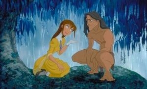 Una scena di Tarzan