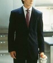 Christian Bale in una immagine di American Psycho