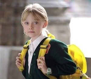 Dakota Fanning in una scena di Man on fire