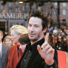 Keanu Reeves sfila a Berlino in occasione della premiere di Thumbsucker
