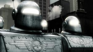 Una scena di Sky Captain and the World of Tomorrow