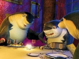 Don Lino a cena in una scena di Shark Tale