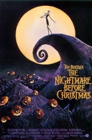 La locandina di Nightmare Before Christmas