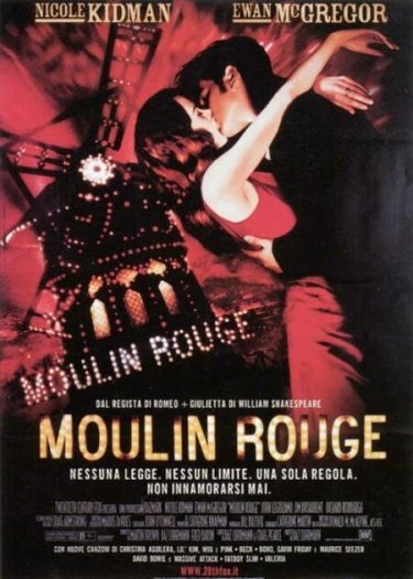 La locandina di Moulin Rouge