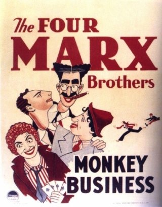 La locandina di Monkey business - quattro folli in alto mare