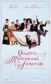 La locandina di Quattro matrimoni e un funerale