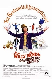 La locandina di Willy Wonka e la fabbrica di cioccolato