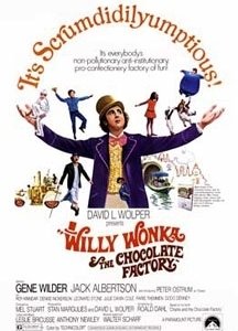 La locandina di Willy Wonka e la fabbrica di cioccolato