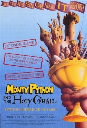 La locandina di Monty Python e il Sacro Graal