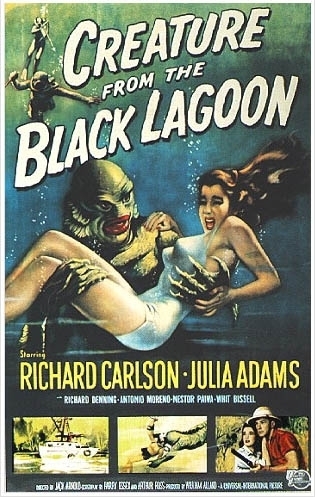 La locandina di Il mostro della laguna nera