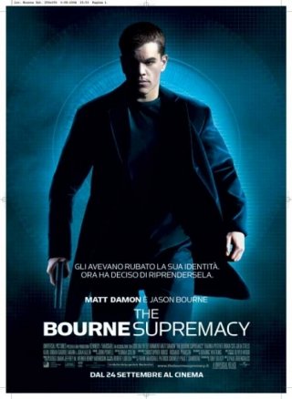 La locandina di The Bourne Supremacy
