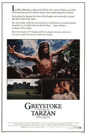 La locandina di Greystoke la leggenda di Tarzan il signore delle scimmie
