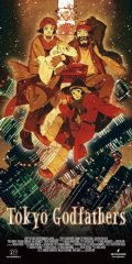 La locandina di Tokyo Godfathers
