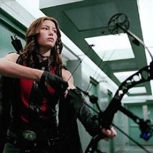 Jessica Biel in una scena di Blade: Trinity