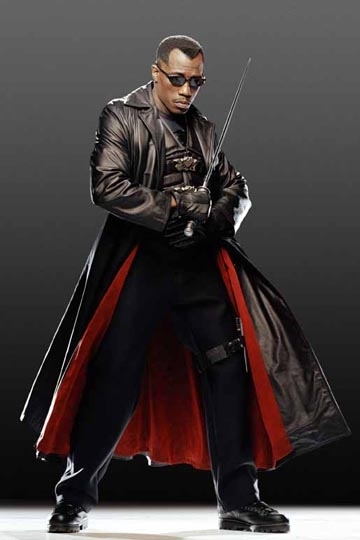 Wesley Snipes in una foto promozionale di Blade: Trinity