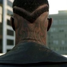 Wesley Snipes in una scena di Blade: Trinity