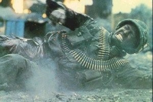 Dorian Harewood in una scena di Full Metal Jacket