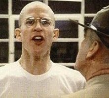 Matthew Modine e R. Lee Ermey in una scena di Full Metal Jacket