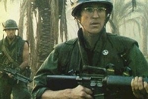 Matthew Modine in una scena di Full Metal Jacket