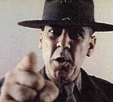 R. Lee Ermey in una scena di Full Metal Jacket