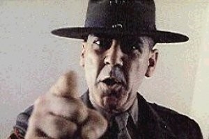 R. Lee Ermey in una scena di Full Metal Jacket