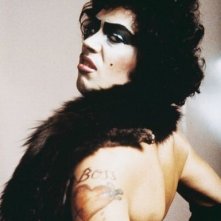 Una foto promo di Tim Curry per The Rocky Horror Picture Show