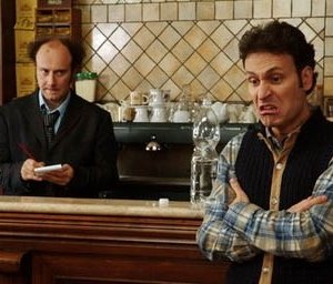 il duo comico Ale e Franz in una scena di La terza stella