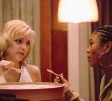 Anna Faris e Regina Hall in una scena di Scary Movie 3