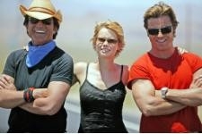 Christian De Sica e Paolo Conticini in una scena di The Clan