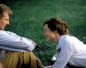 Liam Neeson e Laura Linney in una scena di Kinsey