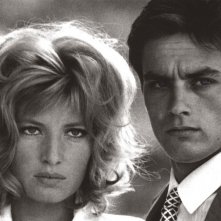 1962: Monica Vitti e Alain Delon sul set di L'eclisse