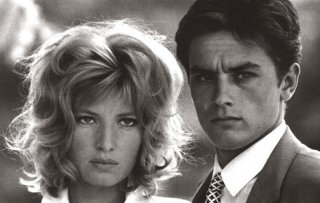 1962: Monica Vitti e Alain Delon sul set di L'eclisse
