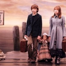 Emily Browning e Liam Aiken in una scena di Lemony Snicket - Una serie di sfortunati eventi