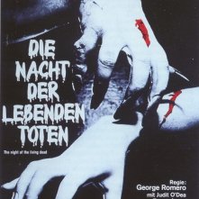 Il manifesto tedesco de La notte dei morti viventi