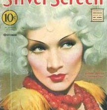 Marlene Dietrich sulla copertina di Silver Screen per la promozione di Venere bionda