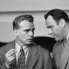 Billy Bob Thorton e James Gandolfini ne L'uomo che non c'era