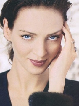 Un primo piano della splendida Uma Thurman