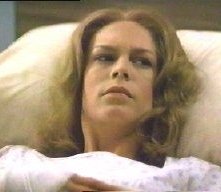 Jamie Lee Curtis in una scena del sequel Halloween, Il signore della morte