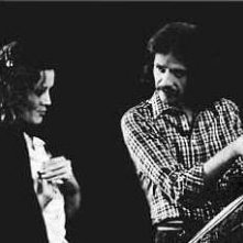 Nancy Stephens e John Carpenter sul set di Halloween - la notte delle streghe