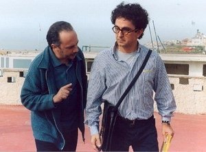 Vincenzo Salemme e Maurizio Casagrande in una scena di Cose da Pazzi