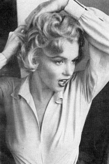 Marilyn Monroe sul set di Niagara