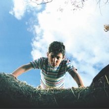 Il piccolo Giuseppe Cristiano in una scena di Io non ho paura