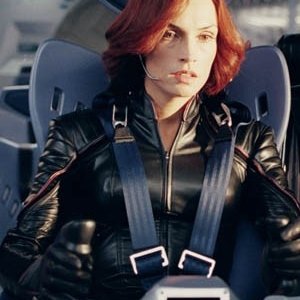 Famke Janssen in una scena di X-men 2