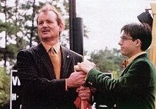 Jason Schwartzman con Bill Murray in una scena di Rushmore