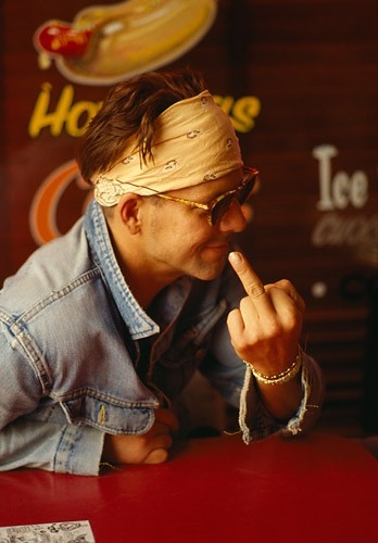 Mickey Rourke in una foto di Walter Leonardi