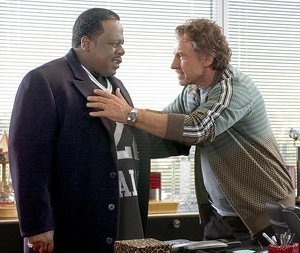Harvey Keitel e Cedric in una scena di Be Cool