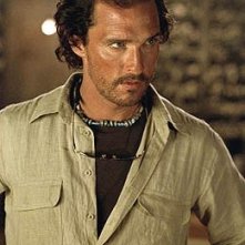 Matthew McConaughey in una scena di Sahara del 2005