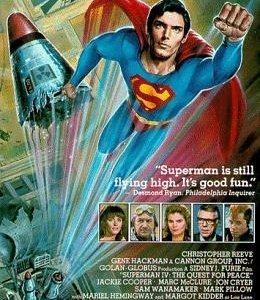 La locandina di Superman IV