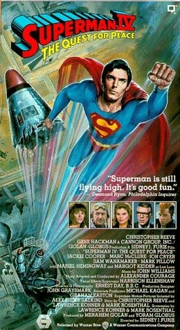 La locandina di Superman IV