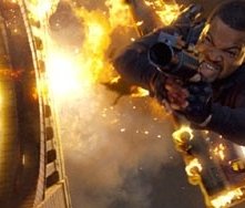 Ice Cube in una scena di xXx 2: The Next Level